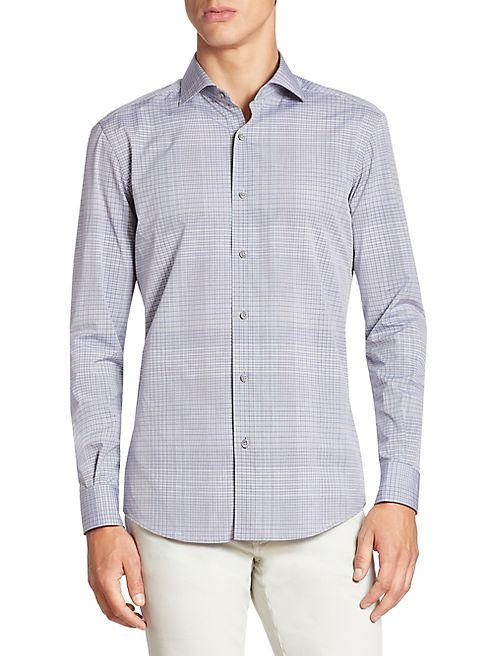 Ermenegildo Zegna - Plaid Cotton Shirt