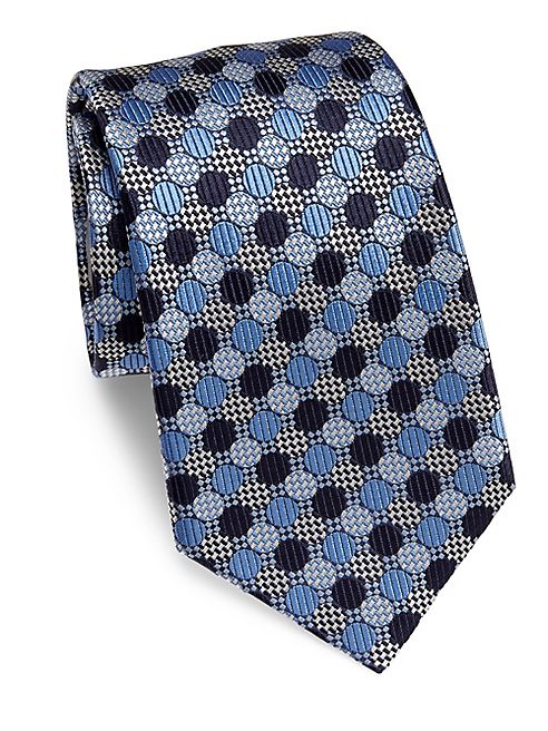 Ermenegildo Zegna - Geometric Silk Tie