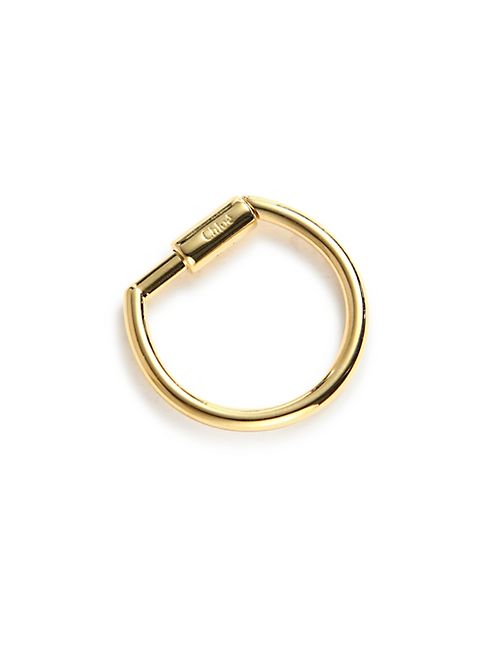 Chloé - Initial Charm Keychain Hook