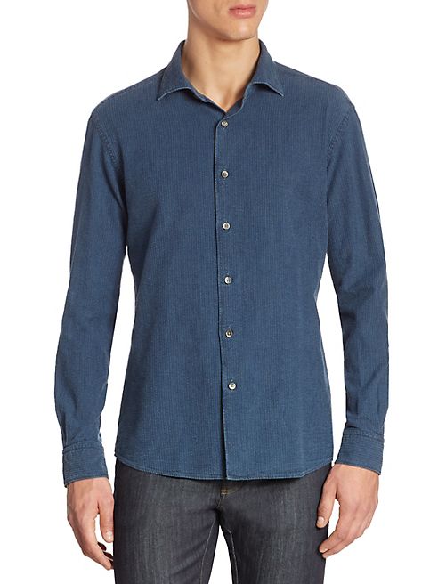 Ermenegildo Zegna - Woven Seersucker Shirt