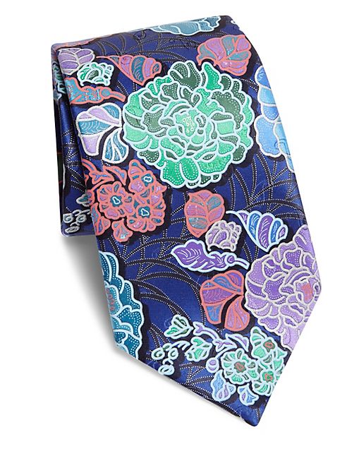 Ermenegildo Zegna - Floral Silk Tie