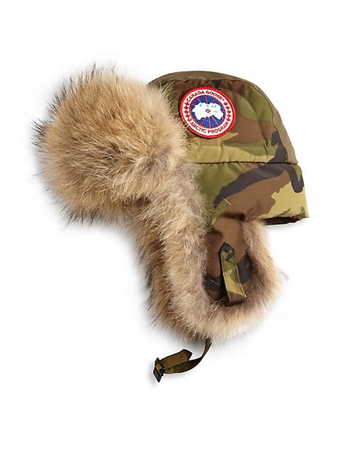 Canada Goose - Coyote Fur Camo Aviator Hat