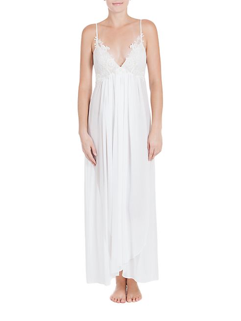 Jonquil - Windsong Bridal Lace Appliqued Night Gown