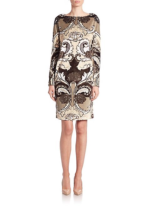 Lafayette 148 New York - Dev Paisley-Print Shift Dress