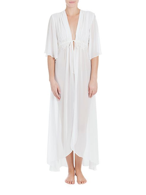 Jonquil - Windsong Bridal Lace Trimmed Robe