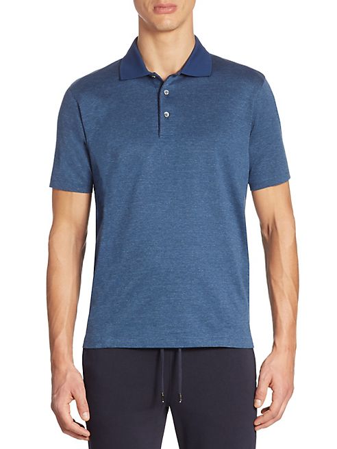 Ermenegildo Zegna - Textured Cotton Polo