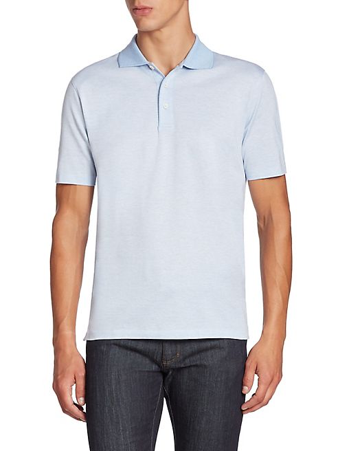 Ermenegildo Zegna - Textured Cotton Polo