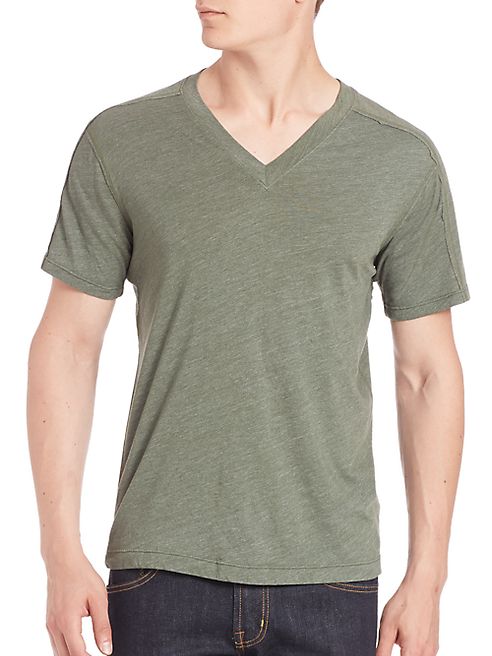 Splendid Mills - V-Neck Short Sleeve Tee