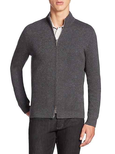 Ermenegildo Zegna - Cotton & Cashmere Blend Cardigan Sweater