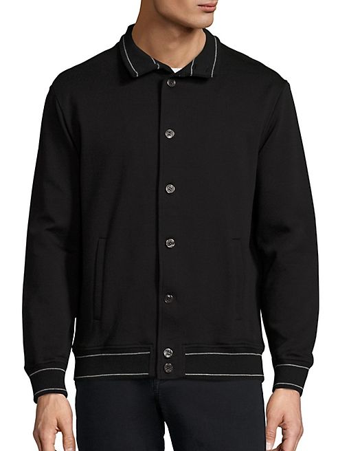 Saks Fifth Avenue Collection - Button-Front Bomber Jacket