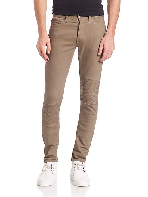 John Elliott - The Cast 2 Embroidered Slim-Fit Jeans