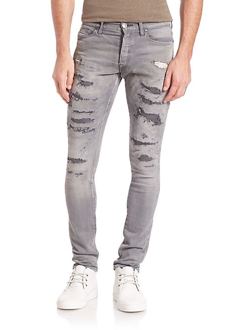 John Elliott - The Cast 2 Distressed Slim-Fit Jeans