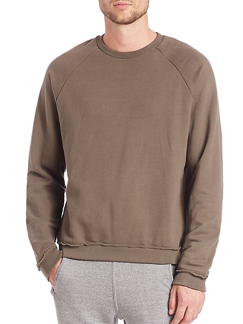 John Elliott - Raw Edge Raglan French Terry Sweater