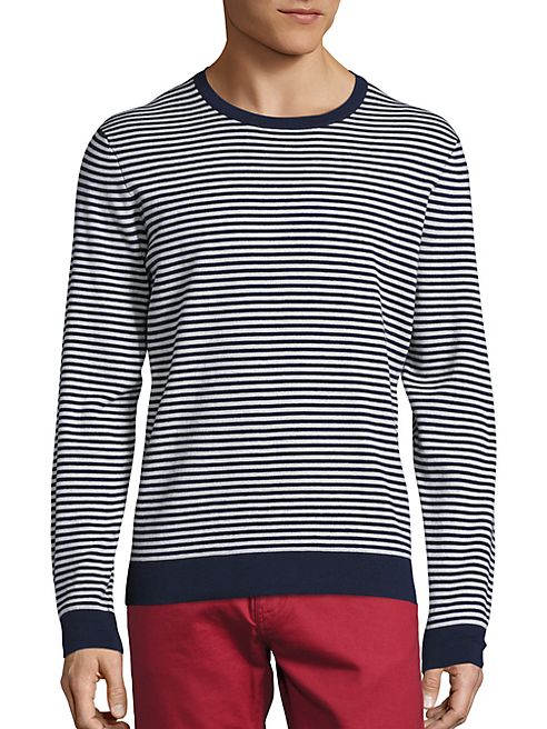 Saks Fifth Avenue Collection - Striped Crewneck Sweater