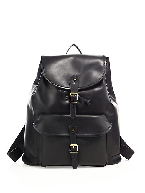 Polo Ralph Lauren - Drawstring Leather Backpack