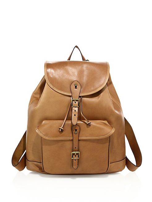 Polo Ralph Lauren - Drawstring Leather Backpack