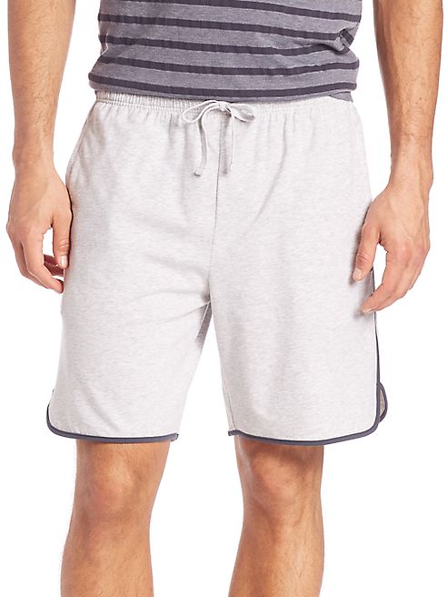 HUGO BOSS - Contrast Trimmed Jersey Shorts