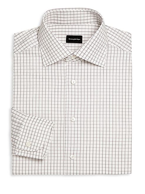 Ermenegildo Zegna - Regular-Fit Checked Dress Shirt