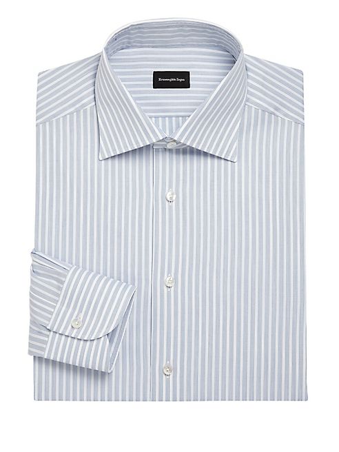 Ermenegildo Zegna - Regular-Fit Striped Dress Shirt