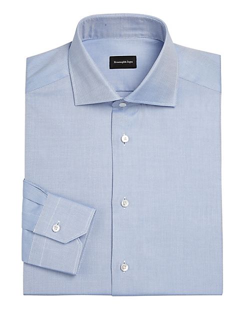 Ermenegildo Zegna - Micro Check Dress Shirt