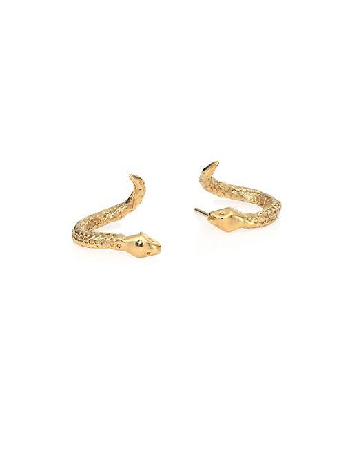 Aurélie Bidermann - Tao Mini Hoop Earrings/0.75