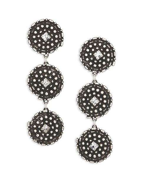 DANNIJO - Rossi Crystal Drop Earrings