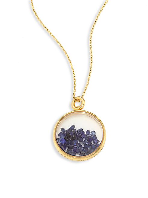 Aurélie Bidermann - Blue Sapphire & 18K Yellow Gold Medallion