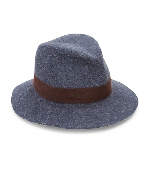 Lola Hats - Shadow Felted Wool & Rabbit Fur Fedora