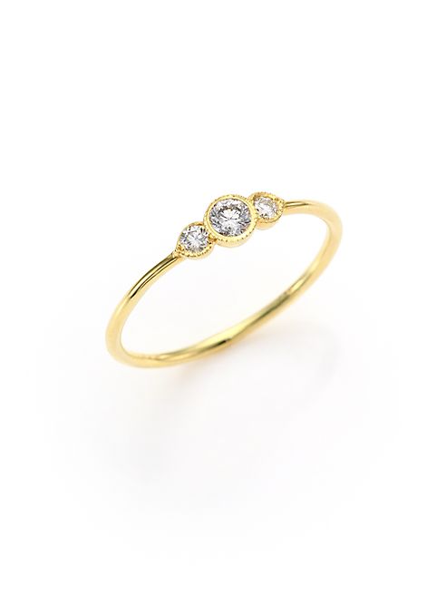 ILA - Melika Diamond & 14K Yellow Gold Ring