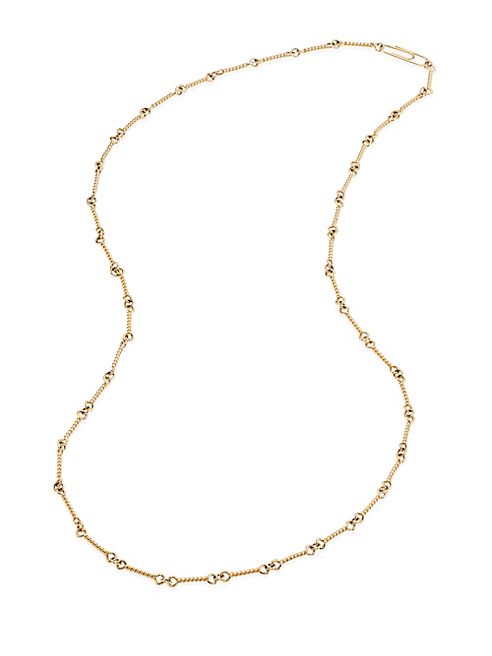 Aurélie Bidermann - 18K Yellow Gold Twisted Chain Necklace/29