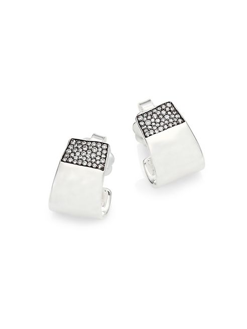 IPPOLITA - Senso? Glamazon Diamond Pavé Small Hoop Earrings/0.61