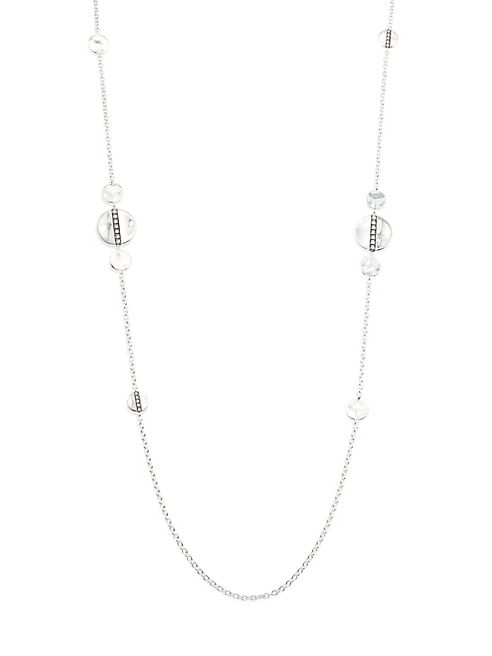 IPPOLITA - Senso? Diamond & Sterling Silver Disc Station Necklace