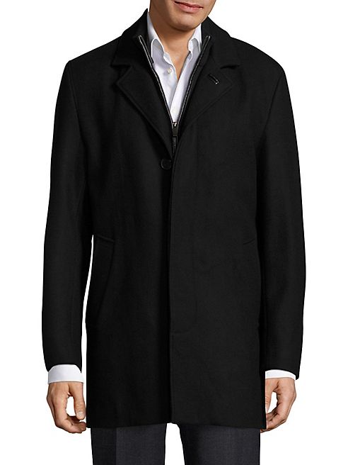 Cole Haan - Solid Wool-Blend Coat