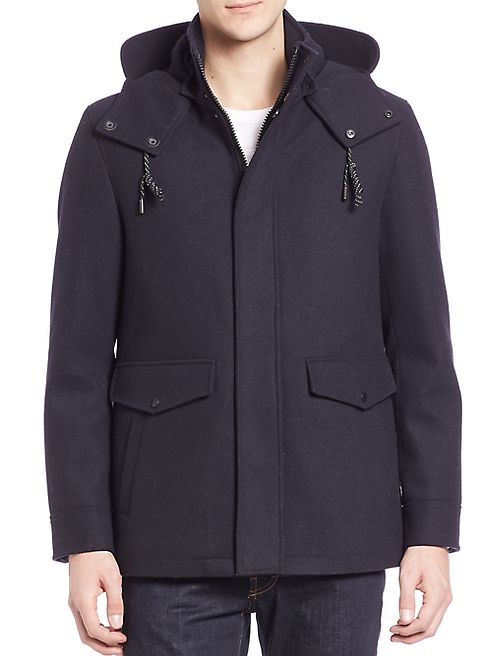 Cole Haan - Long Sleeve Waterproof Coat