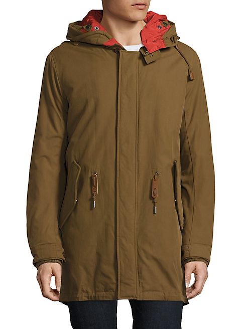 Cole Haan - Military Oxford Hooded Parka