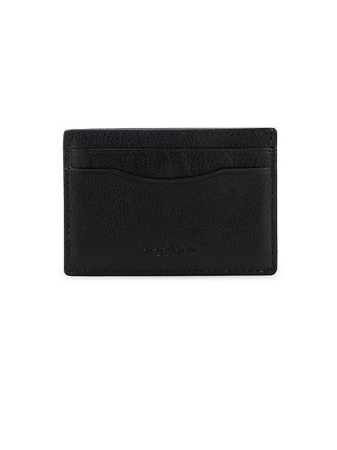 COACH - Midnight   Leather Card Case