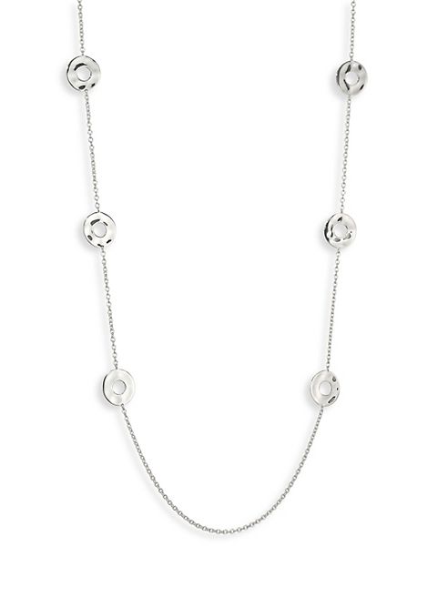 IPPOLITA - Senso? Sterling Silver Open Disc Station Necklace