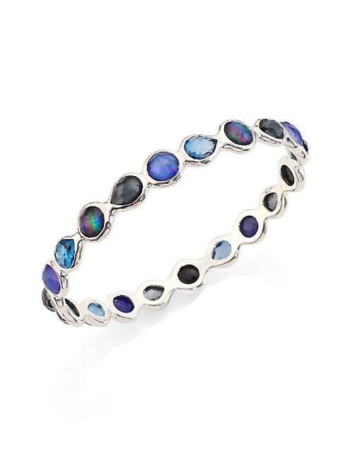 IPPOLITA - Rock Candy® Eclipse Mixed Stone & Sterling Silver Bangle Bracelet