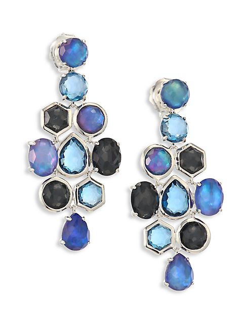 IPPOLITA - Rock Candy® Eclipse Multi-Stone & Sterling Silver Cascade Earrings