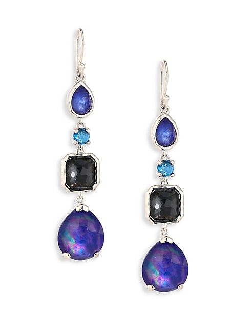 IPPOLITA - Rock Candy® Sterling Silver Four-Stone Linear Earrings