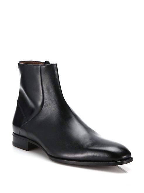 A. Testoni - Leather Ankle Boots