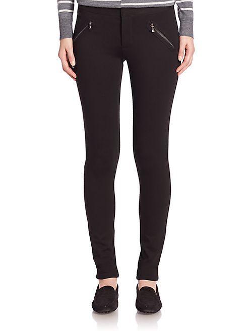 PAIGE - Clarence Ponte Zippered Pants