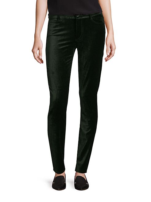 PAIGE - Verdugo Super Skinny Velvet Pants