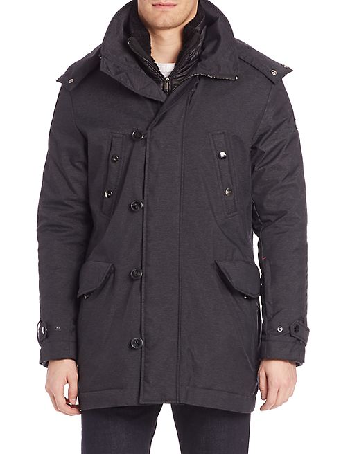 Tumi - Twill Textured Zip-Front Jacket