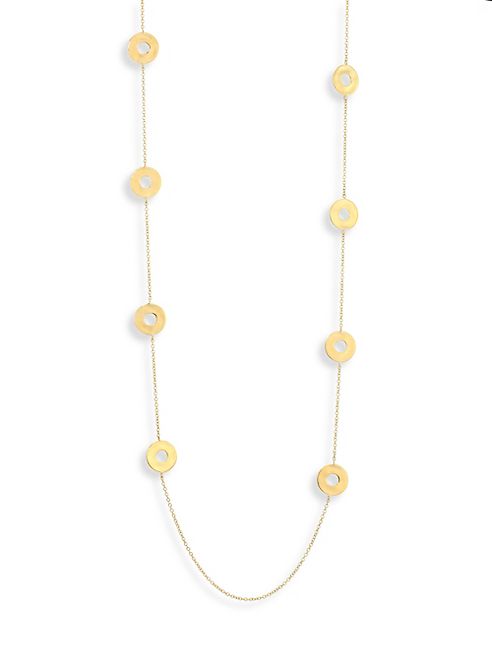 IPPOLITA - Senso? Open Disc 18K Yellow Gold Necklace