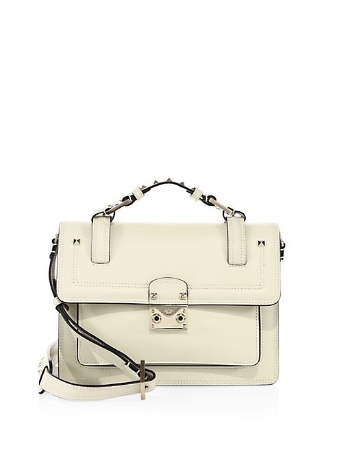 Valentino - Cabana Small Leather Top-Handle Shoulder Bag