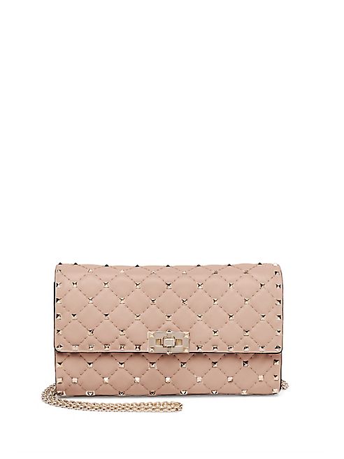 Valentino - Rockstud Spike Leather Shoulder Bag