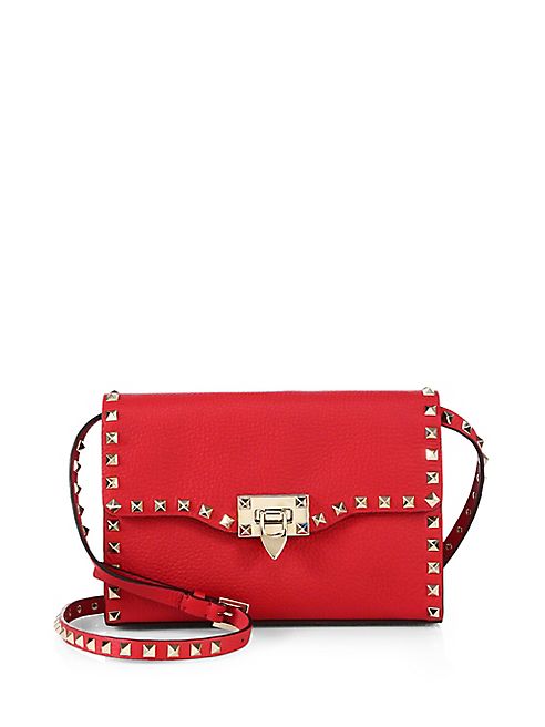 Valentino - Rockstud Medium Leather Shoulder Bag