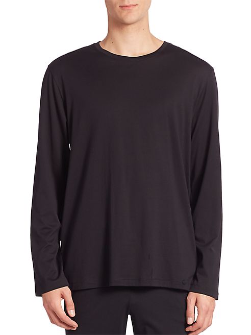 Hanro - Night And Day Solid Long Sleeve Tee