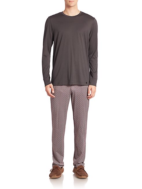 Hanro - Filippo Long Sleeve Pajama Set